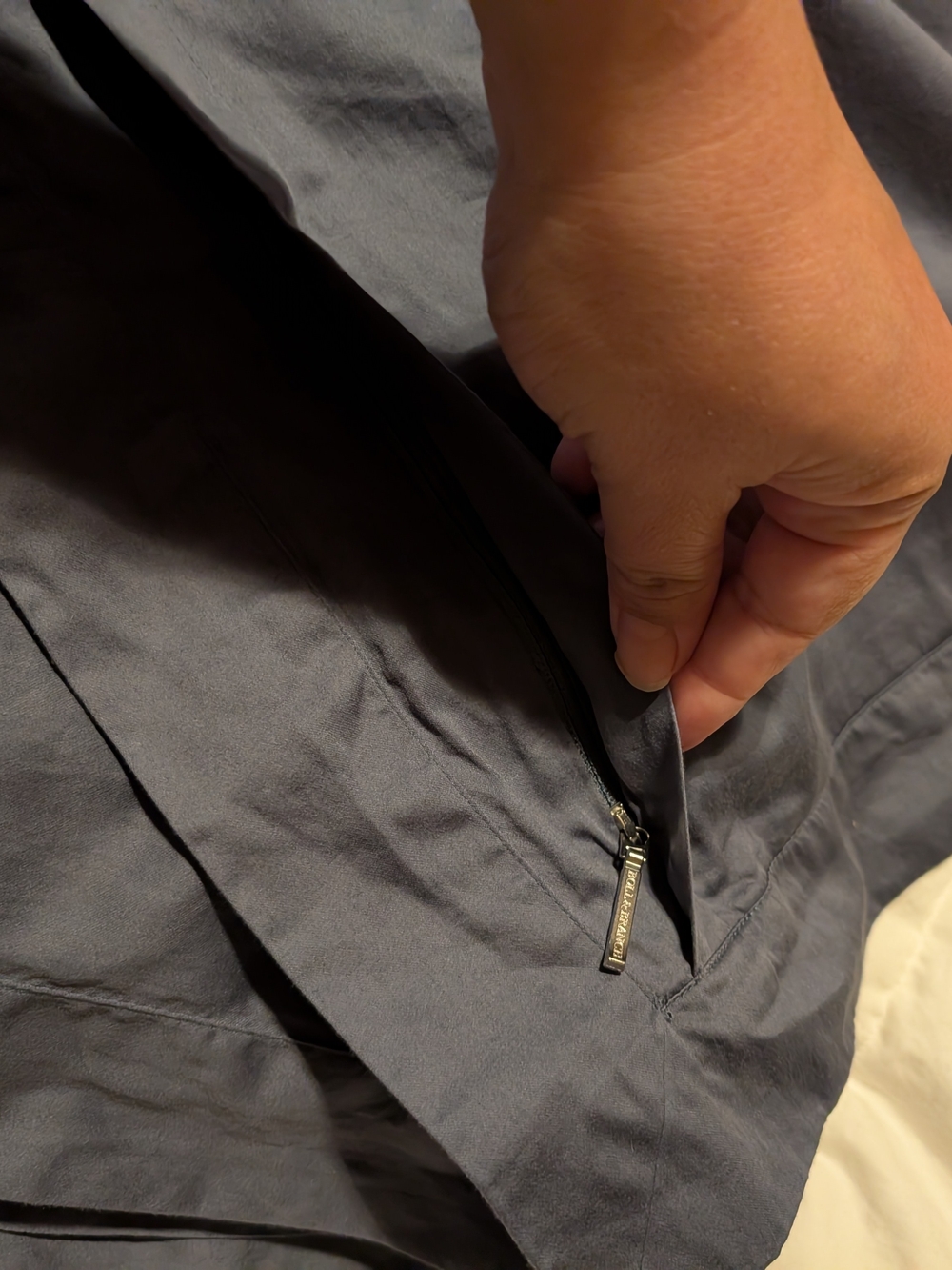 Boll And Branch Organic Cotton Blue Duvet Cover And Pillowcases - Picture 2 of 6